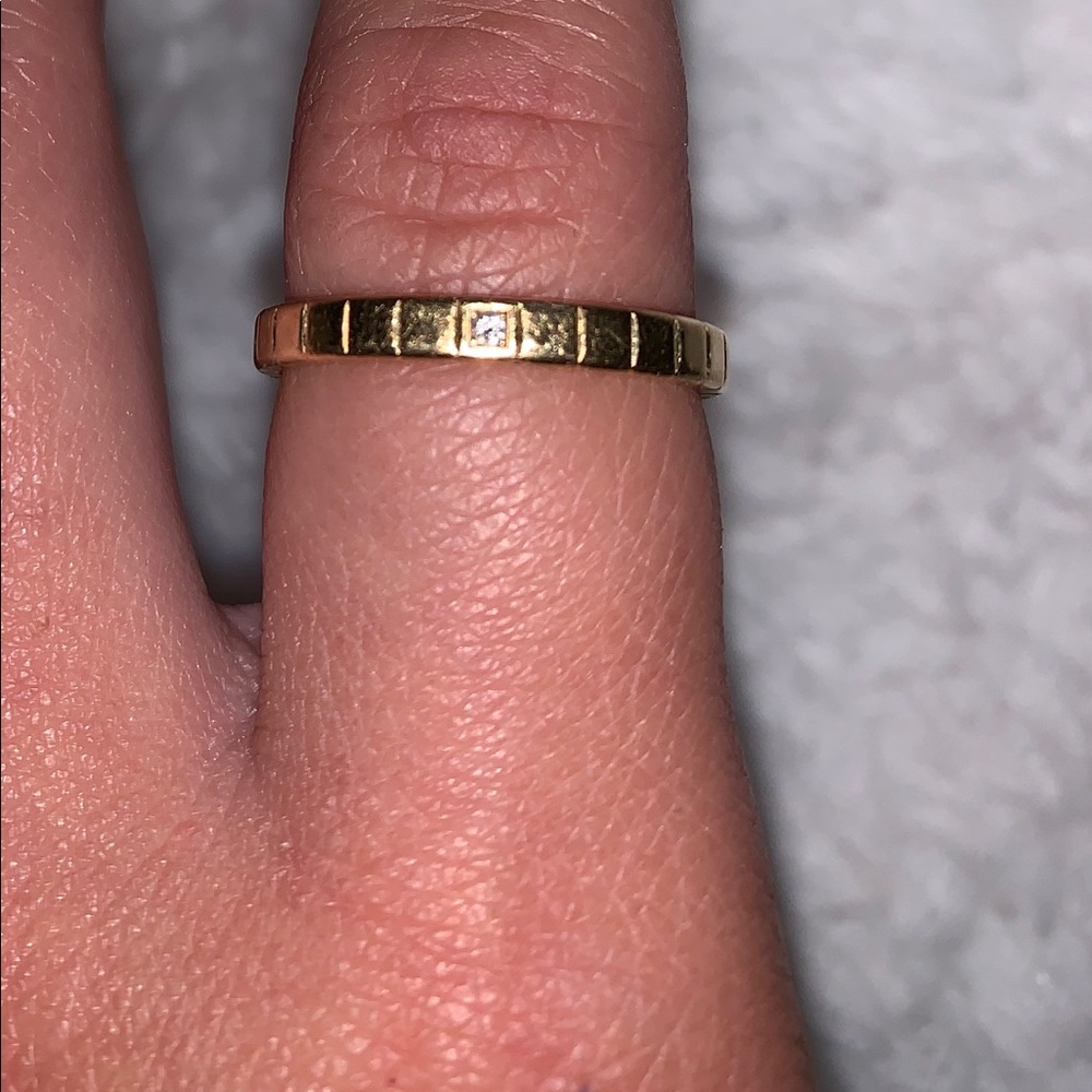 Chopard Mini Ice Cube Pure Single Diamond Gold